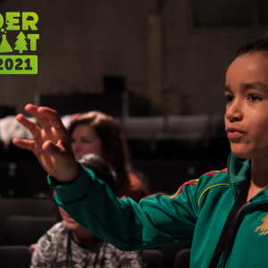 Kinderen werken aan eerste Kinderklimaatakkoord tijdens kinderklimaattop