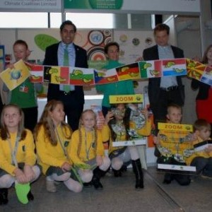 Groene voetstappen overhandigd in Warschau, Polen!
